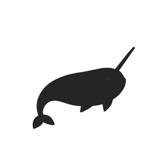 Narwhal Black Animal