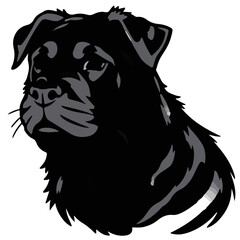 Mastiff-Mix Animal Illustration