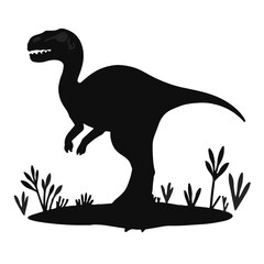 Maiasaura Black Dinosaur