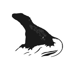 Monitor Lizard Illustration
