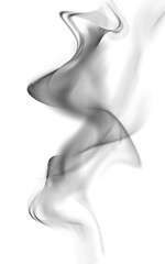 smoke on white background