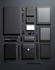 Obraz premium Dark corporate supplies