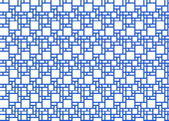 幾何学的なタイル模様 背景 2色