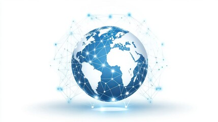 Global Network Connectivity: A Visual Representation of Worldwide Interconnection