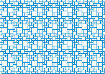 幾何学的なタイル模様 背景 2色