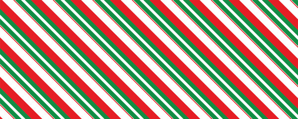 red, white. green stripe. Pattern of stripes seamless design pattern candy cane, for fabric. Vertical stripe abstract background