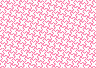 Fototapeta premium 幾何学的なタイル模様 背景 2色