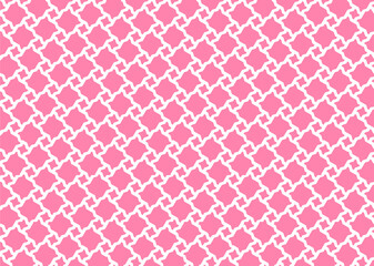 幾何学的なタイル模様 背景 2色