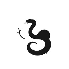 Black Snake Illustration
