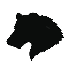 Black Bush Dog Symbol