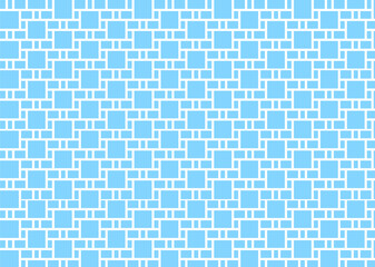 Fototapeta premium 幾何学的なタイル模様 背景 2色