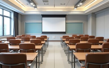 empty classroom for trainings. High quality