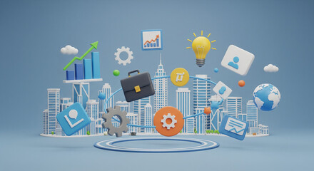 Modern Business Growth and Innovation with Global Connectivity in a Smart City
