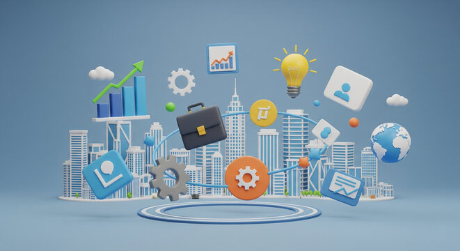 Modern Business Growth and Innovation with Global Connectivity in a Smart City