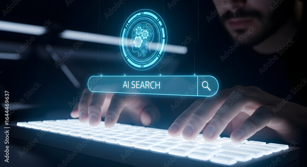 Poster unlock future insights with ai powered search exploring intelligent data discovery and innovation