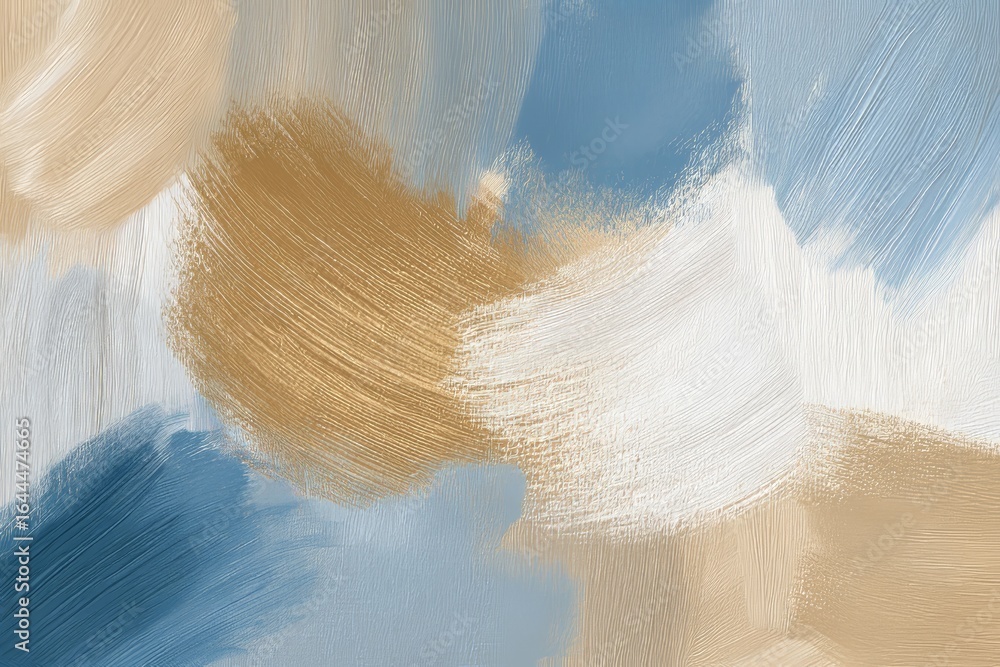 Poster bold bright brushstrokes and a pastel color palette combine to form a unique abstract background wit