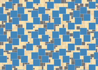 幾何学的なタイル模様 背景