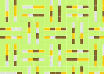 幾何学的なタイル模様 背景