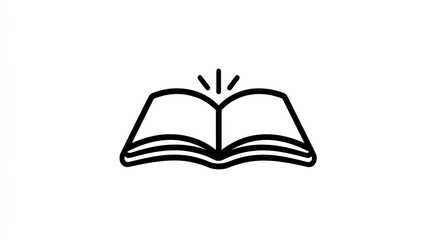 Simple open book icon (1)