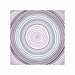 Fototapeta premium vector of concentric circles in purple and blue-green, resembling tree rings or a ripple effect