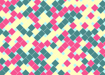 幾何学的なタイル模様 背景