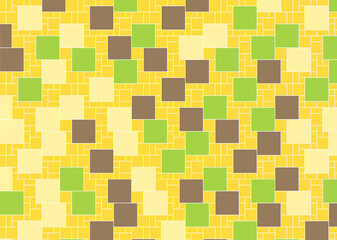 幾何学的なタイル模様 背景