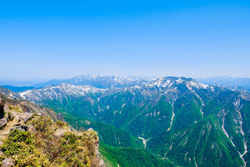 谷川岳　山頂　オキノ耳　東側