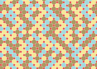 幾何学的なタイル模様 背景