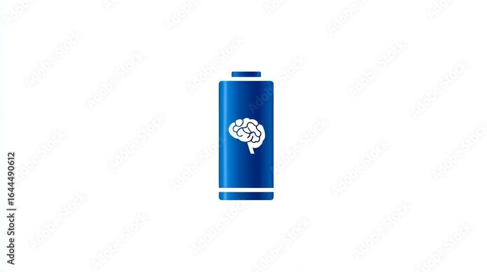 Poster the concept of mental power and cognitive enhancement is represented in a modern design by combining