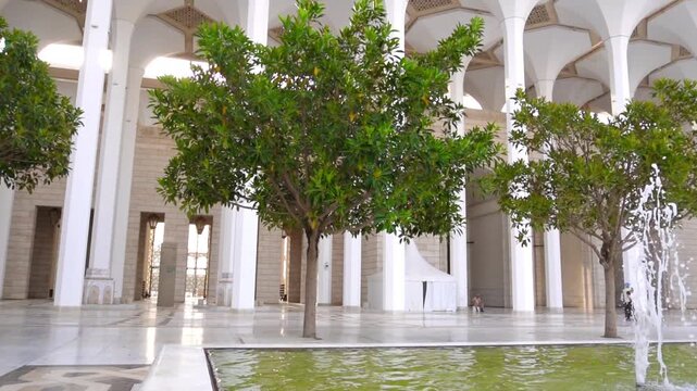 Great Mosque of Algiers, the Grand Mosque of Algeria, Alger the capital city of Algeria, North Africa, city centre of Algiers, the capital of Algeria, Landscape of Algiers city. مسجد الجزائر الأعظم