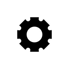 Gear icon vector. Setting icon.