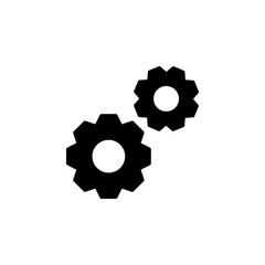 Gear icon vector. Setting icon.
