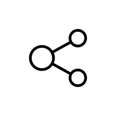 Share icon vector. 