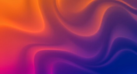 Obraz premium Warm Sunset Glow Holographic Foil, Dramatic Liquid Metal Background 12