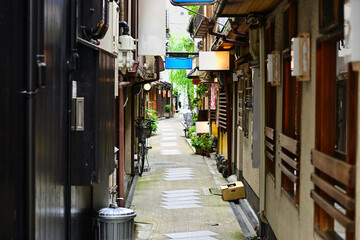 柳小路　京都の四条河原町の裏路地