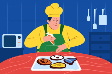 Baking Halloween Cookies