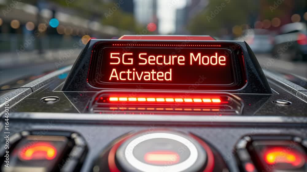 Poster enhancing cybersecurity in critical infrastructure with 5g secure mode activated for reliable and sa