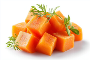 Assortment of Organic Chopped Carrots