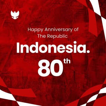 Happy 80th Anniversary of the Republic of Indonesia Motion Graphic 2