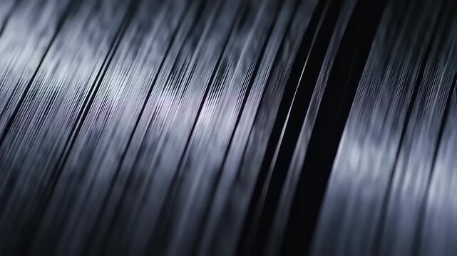 Closeup vinyl grooves