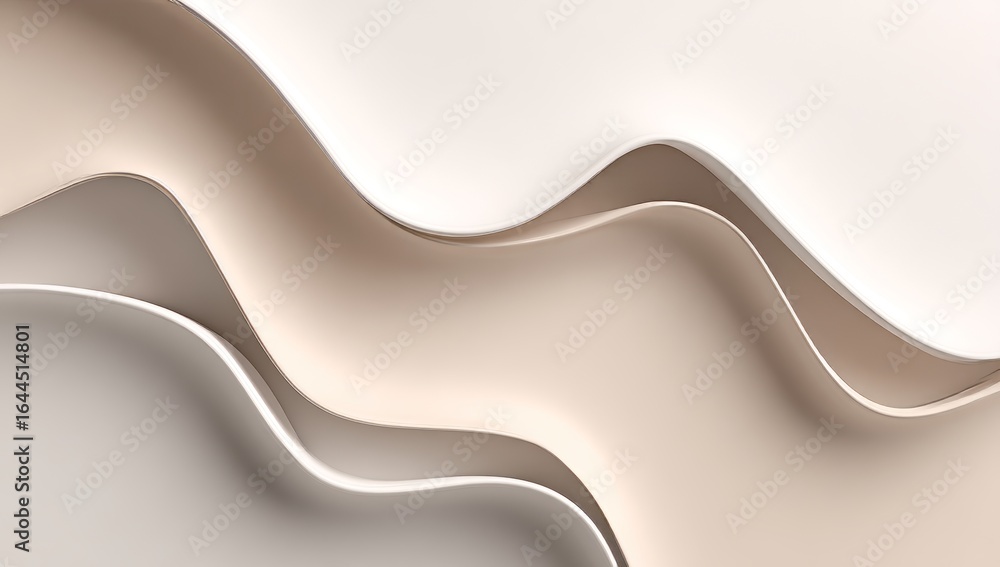 Poster for a modern and minimalist business product presentation, an empty abstract background in neutral b