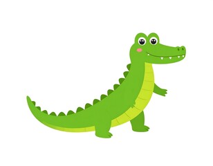 Cartoon crocodile