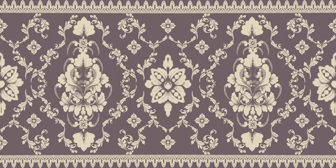 Title: Lanna Blossom Lace – Seamless Vector Pattern Inspired by Thai Heritage. This seamless vector lace pattern, titled Lanna Blossom Lace draws inspiration from the intricate beauty of Northern Thai