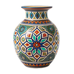 ceramic vase isolated on white