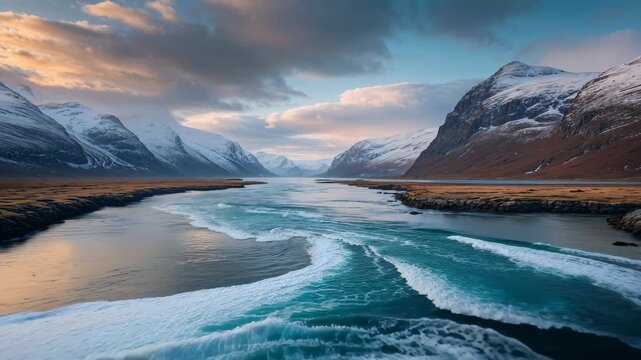 Celestial Currents: Exploring Oceanic Swells, River Eddies, and the Beauty of Norway's Wilderness