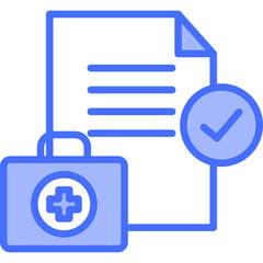 Preparedness blue icon