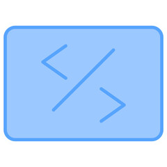 Coding Blue Icon