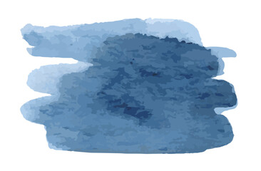 Fototapeta premium Watercolor Indigo Splash and Brushstroke Texture for Background and Design.