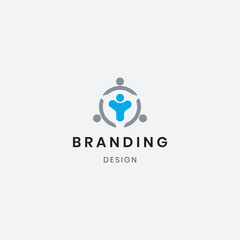T logo branding identity abstract logo design