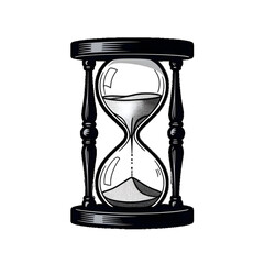 Antique Hourglass Illustration